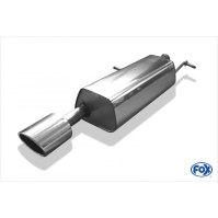 Silencieux arrière inox 1x129x106mm type 32 pour PEUGEOT 307 CC