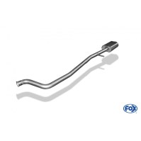 Silencieux avant inox pour PEUGEOT 406 BERLINE/COUPE