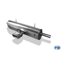 Silencieux arrière inox 1x135x80mm type 53 pour PORSCHE BOXTER 986