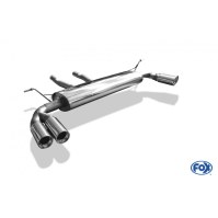 Silencieux arrière duplex inox 2x90mm type 13 pour PORSCHE CAYENNE 9PA