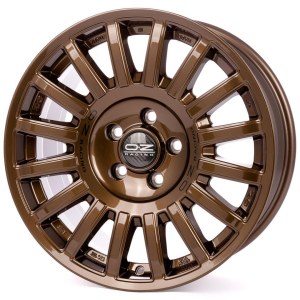 OZ<br>  RALLY RAID [8 x 17] <br>BRONZE BRILLANT LETTRE NOIRE ET0.0 -5x120-