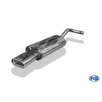 Silencieux arrière inox 1x135x80mm type 53 pour RENAULT 19 (5 PORTES)