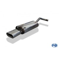 Silencieux arrière inox 1x160x80mm type 53 pour RENAULT 19 (5 PORTES)