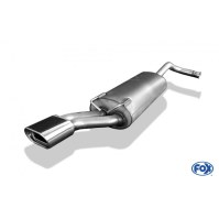 Silencieux arrière inox 1x135x80mm type 53 pour RENAULT 19 (CHAMADE)