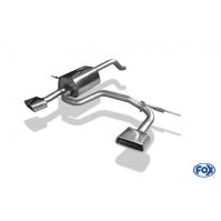 Silencieux arrière duplex inox 1x145x65mm type 59 pour RENAULT CLIO IV