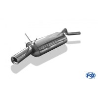 Silencieux arrière inox 1x90mm type 13 pour RENAULT MEGANE I TYPE BA/EA/JA