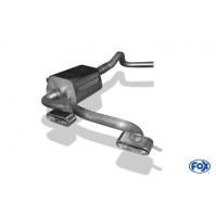 Silencieux arrière duplex inox 2x130x50mm type 52 pour RENAULT MEGANE II RS