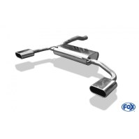 Silencieux arrière duplex inox 1x160x80mm type 52 pour RENAULT AVANTIME