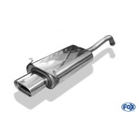 Silencieux arrière inox 1x160x80mm type 53 pour RENAULT LAGUNA I TYPE B56