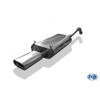 Silencieux arrière inox 1x135x80mm type 53 pour RENAULT LAGUNA I TYPE K56