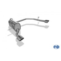 Silencieux arrière duplex inox 1x106x71mm type 32 pour RENAULT CAPTUR