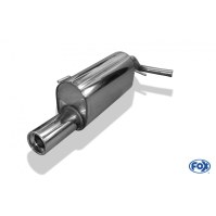 Silencieux arrière inox 1x90mm type 13 pour VOLKSWAGEN LUPO TYPE 6X