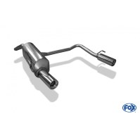 Silencieux arrière duplex inox 1x90mm type 13 pour SEAT AROSA TYPE 6H