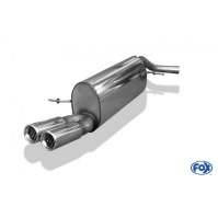 Silencieux arrière inox 2x70mm type 13 pour SEAT IBIZA TYPE 6L