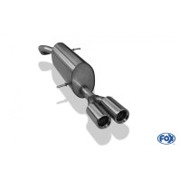 Silencieux arrière inox 2x76mm type 13 pour SEAT IBIZA TYPE 6J