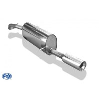 Silencieux arrière inox 1x90mm type 13 pour SEAT IBIZA TYPE 6J