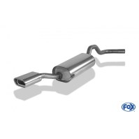 Silencieux arrière inox 1x135x80mm type 53 pour VOLKSWAGEN POLO CLASSIC TYPE 6N