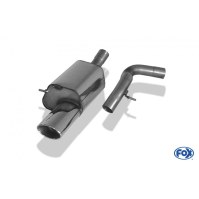 Silencieux arrière inox 1x140x90mm type 44 pour SEAT LEON CUPRA R TYPE 1M