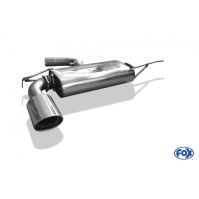 Silencieux arrière inox 1x129x106mm type 32 pour SEAT LEON TYPE 1P