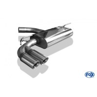 Silencieux arrière inox 2x80mm type 25 pour AUDI A3 BERLINE S-LINE TYPE 8V