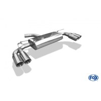 Silencieux arrière duplex inox 2x80mm type 25 pour AUDI A3 BERLINE S-LINE TYPE 8V