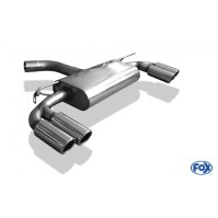 Silencieux arrière duplex inox 2x80mm type 16 pour SEAT LEON TYPE 5F