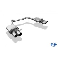 Silencieux arrière duplex inox 2x90mm type 16 pour SEAT LEON ST TYPE 5F