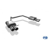 Silencieux arrière duplex inox 2x90mm type 25 pour SEAT LEON ST TYPE 5F