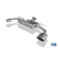 Silencieux arrière duplex inox 1x140x90mm type 44 pour SEAT LEON CUPRA TYPE 5F