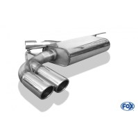 Silencieux arrière inox 2x90mm type 16 pour VOLKSWAGEN BEETLE TYPE 16/5C (coupé/cabriolet)