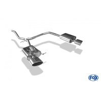 Silencieux arrière duplex inox 1x160x90mm type 38 pour SEAT LEON ST TYPE 5F