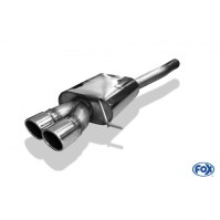 Silencieux arrière inox 2x90mm type 16 pour SEAT LEON ST TYPE 5F