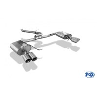 Catback après FAP avec silencieux arrière duplex inox 2x80mm type 25 pour SEAT LEON CUPRA 4DRIVE ST TYPE 5F (AVEC FAP)