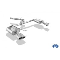 Catback après FAP avec silencieux arrière duplex inox 1x160x90mm type 38 pour SEAT LEON CUPRA 4DRIVE ST TYPE 5F (AVEC FAP)