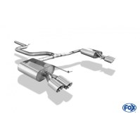 Catback après FAP + silencieux arrière duplex inox 2x80mm type 25 pour SEAT LEON 5F ST CUPRA 290 avec FAP