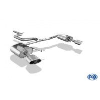 Catback après FAP + silencieux arrière duplex inox 1x160x90mm type 38 pour SEAT LEON 5F ST CUPRA 290 avec FAP