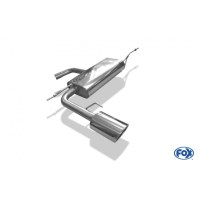 Silencieux arrière inox 1x129x106mm type 32 pour SEAT ALTEA XL TYPE 5P