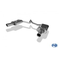 Silencieux arrière duplex inox 1x90mm type 16 pour SEAT EXEO TYPE 3R
