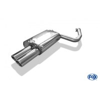 Silencieux arrière inox 2x80mm type 16 pour SEAT EXEO TYPE 3R