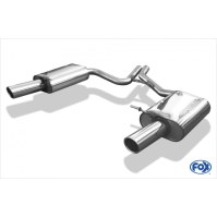 Silencieux arrière duplex inox 1x90mm type 16 pour SEAT EXEO TYPE 3R