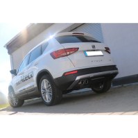 Silencieux arrière inox 2x80mm type 16 pour SEAT ATECA 4x4 TYPE 5FP