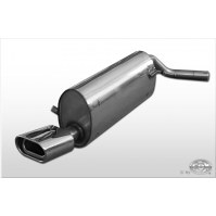 Silencieux arrière inox 1x135x80mm type 53 pour SKODA FABIA BERLINE TYPE 5J
