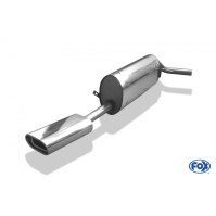 Silencieux arrière inox 1x135x80mm type 53 pour SKODA FABIA KOMBI TYPE 6Y