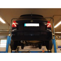 Silencieux arrière inox 1x145x65mm type 59 pour SKODA FABIA TYPE NJ