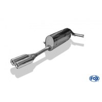 Silencieux arrière inox 2x76mm type 13 pour SKODA FABIA KOMBI TYPE NJ