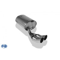 Silencieux arrière inox 2x76mm type 18 pour SKODA OCTAVIA 4x4 TYPE 1U