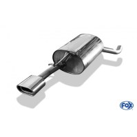 Silencieux arrière inox 1x135x80mm type 53 pour SKODA OCTAVIA 4x4 TYPE 1U