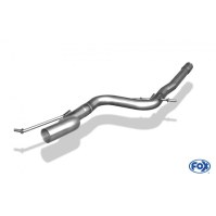 Tube de suppression de silencieux avant inox (pour silencieux VW063002-148) pour VOLKSWAGEN JETTA VI