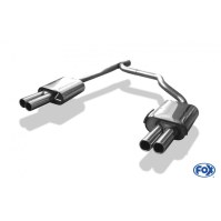 Silencieux arrière duplex inox 2x70mm type 12 pour SKODA OCTAVIA TYPE 1Z