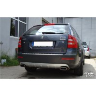 Silencieux arrière duplex inox 1x145x65mm type 59 pour SKODA OCTAVIA 4x4/Scout TYPE 1Z